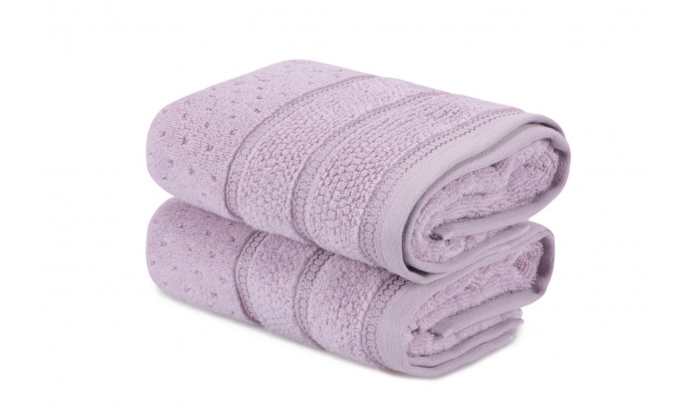 Set prosop de maini (2 piese), Arella - Lilac