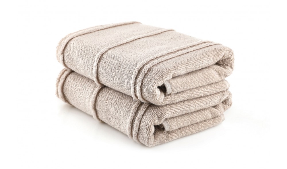 Set prosop de baie (2 piese), Arden - Light Brown