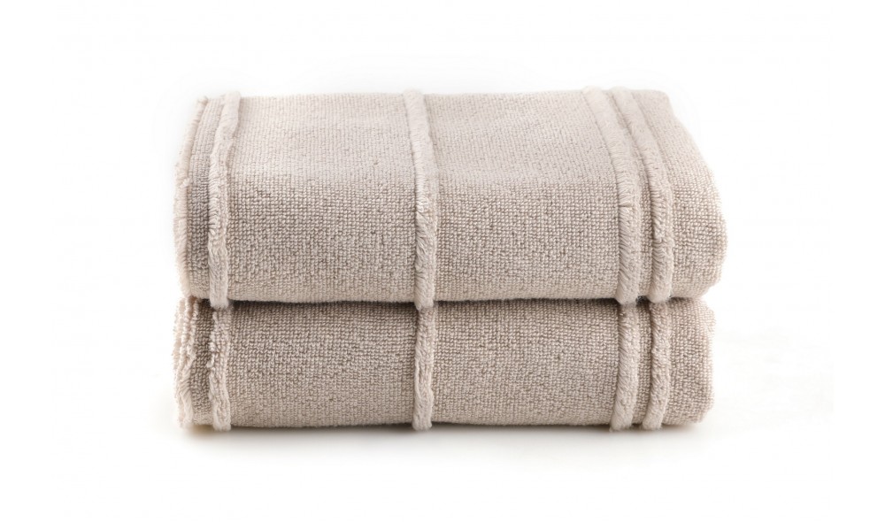 Set prosop de baie (2 piese), Arden - Light Brown
