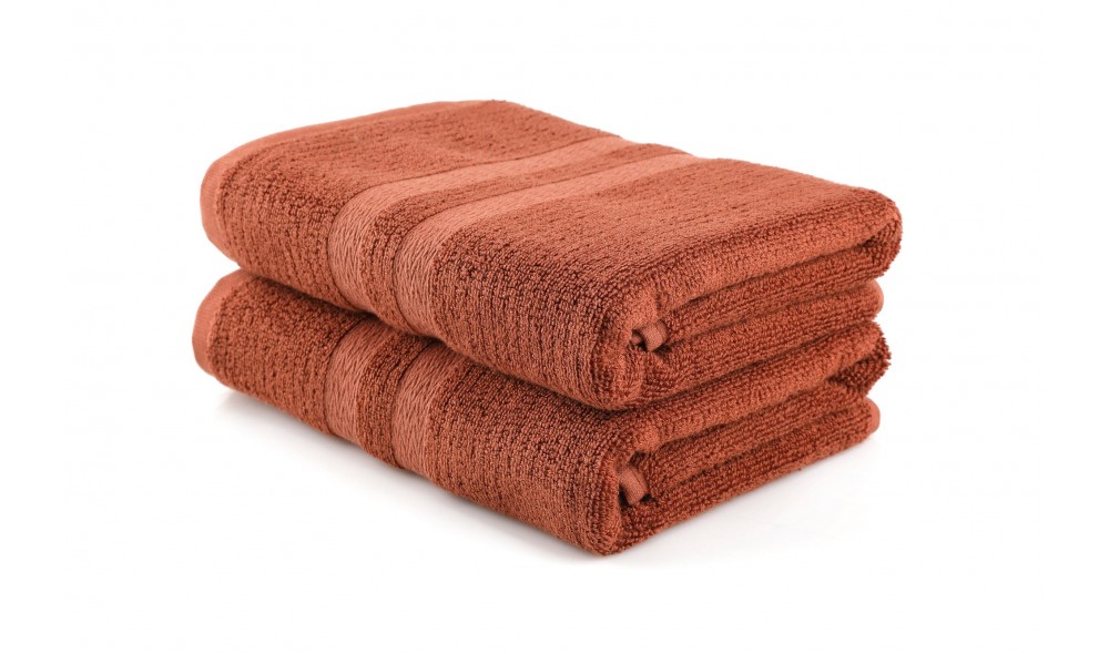 Set prosop de baie (2 piese), Ayliz - Dark Brown