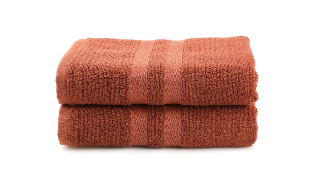 Set prosop de maini (2 piese), Ayliz - Dark Brown