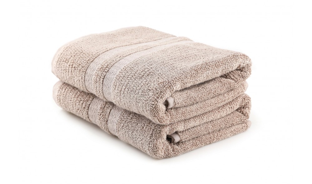 Set prosop de baie (2 piese), Ayliz - Light Brown