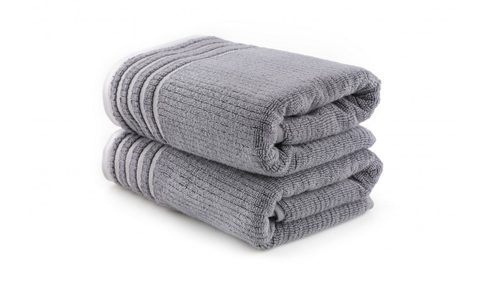 Set prosop de baie (2 piese), Mayra - Dark Grey