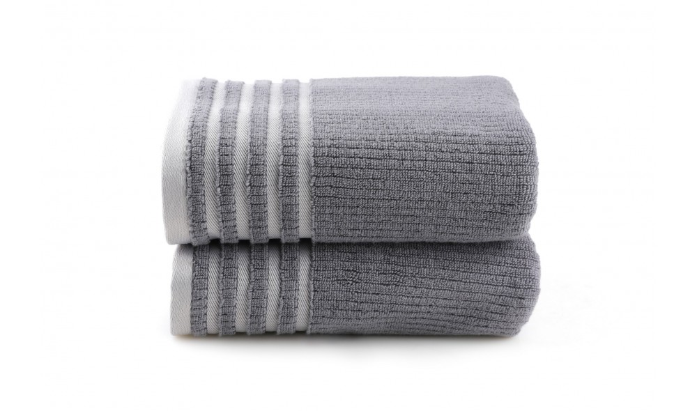 Set prosop de baie (2 piese), Mayra - Dark Grey