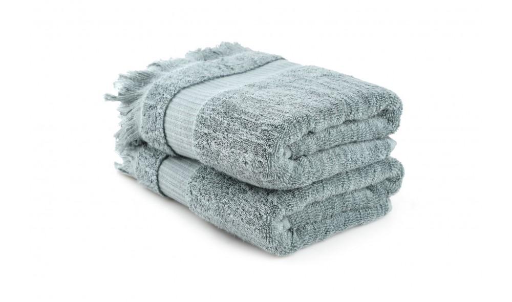 Set prosop de baie (2 piese), Zeus - Green