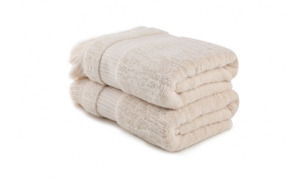 Set prosop de baie (2 piese), Zeus - Cappuccino