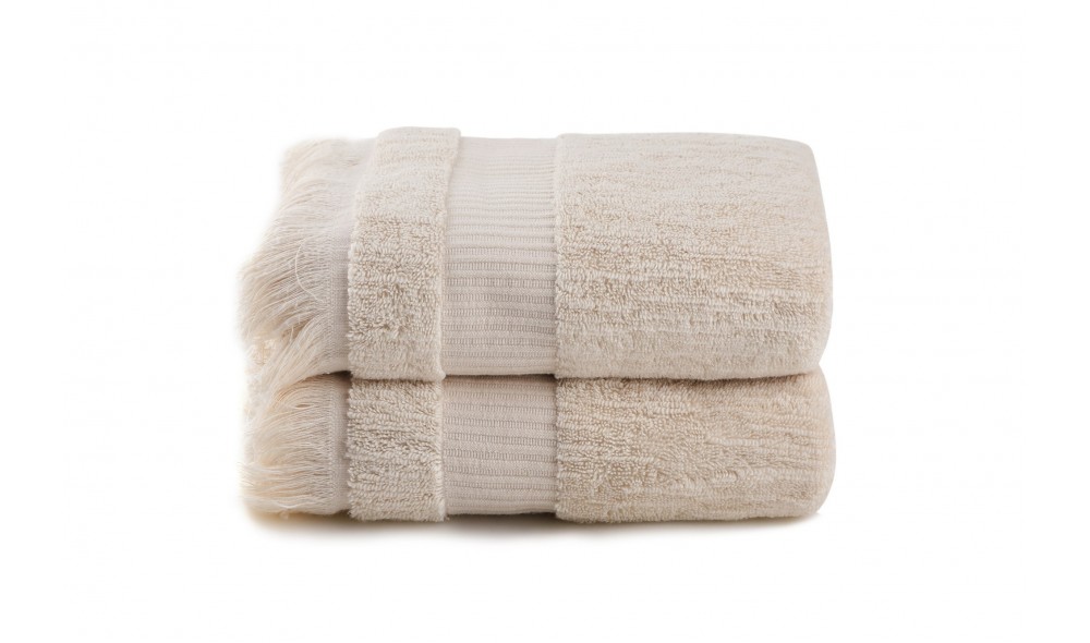 Set prosop de baie (2 piese), Zeus - Cappuccino