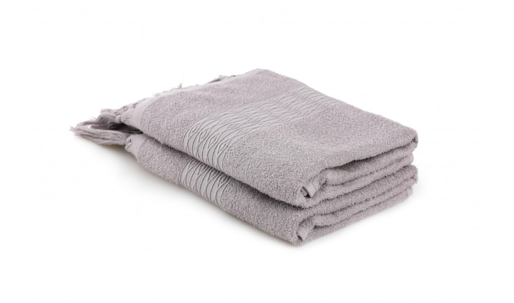 Set prosop de baie (2 piese), Terma - Grey