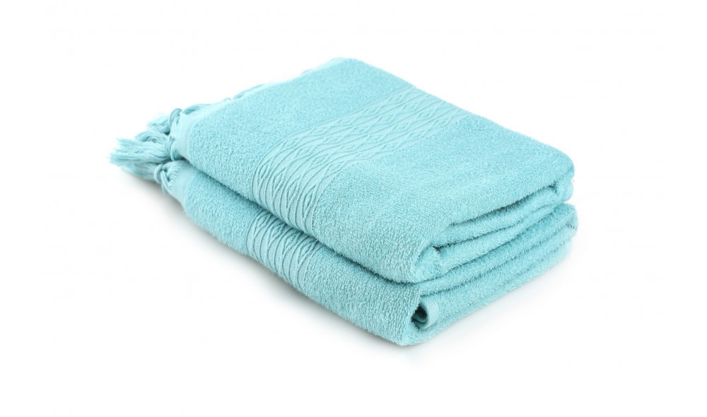 Set prosop de maini (2 piese), Terma - Turquoise