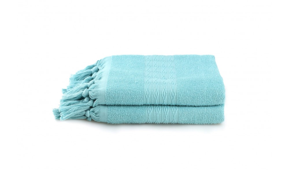 Set prosop de maini (2 piese), Terma - Turquoise