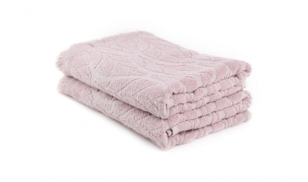 Set prosop de maini (2 piese), Leaf - Plum