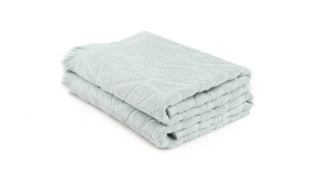 Set prosop de maini (2 piese), Leaf - Light Green