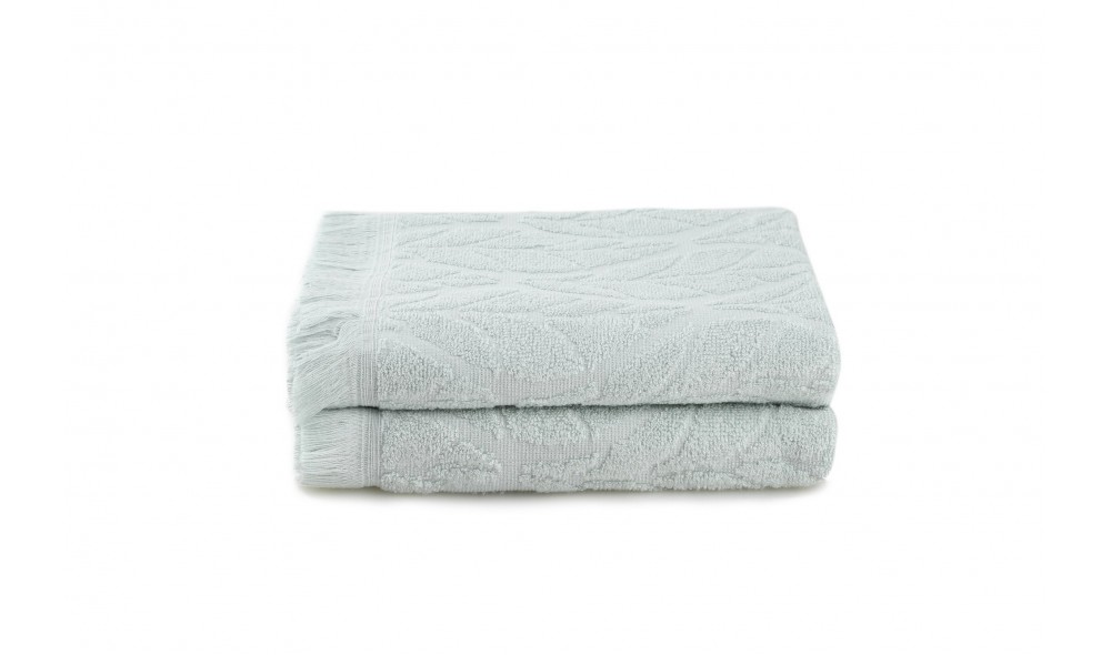 Set prosop de maini (2 piese), Leaf - Light Green