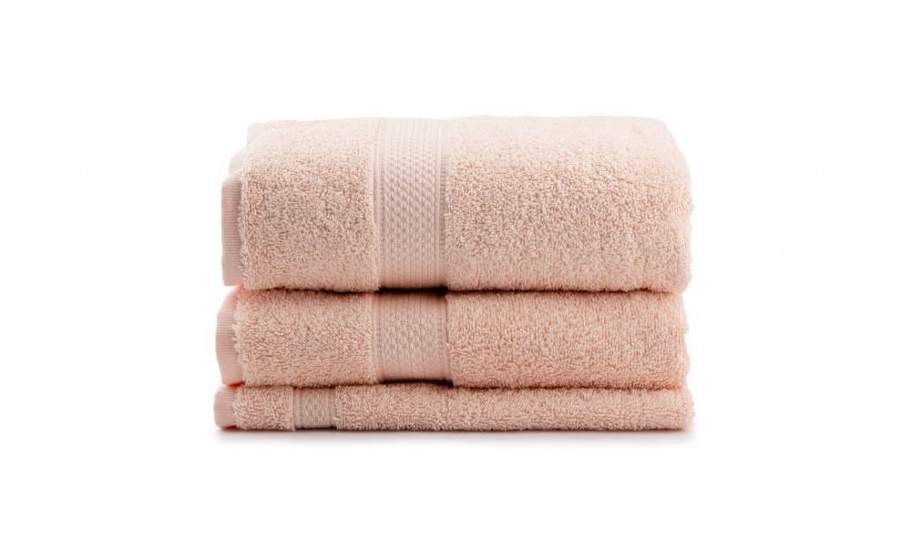 Set prosoape (3 bucati), Colorful - Salmon