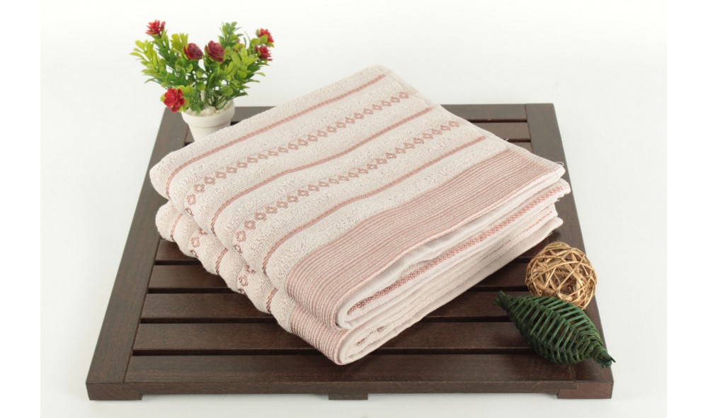 Set prosop de maini (2 piese), Bombeli - Pink