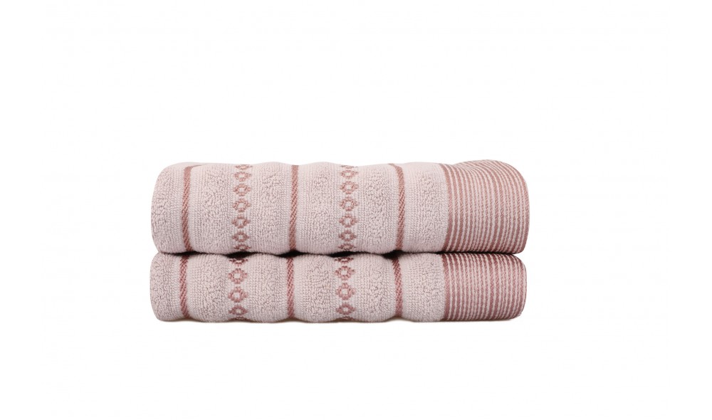 Set prosop de maini (2 piese), Bombeli - Pink