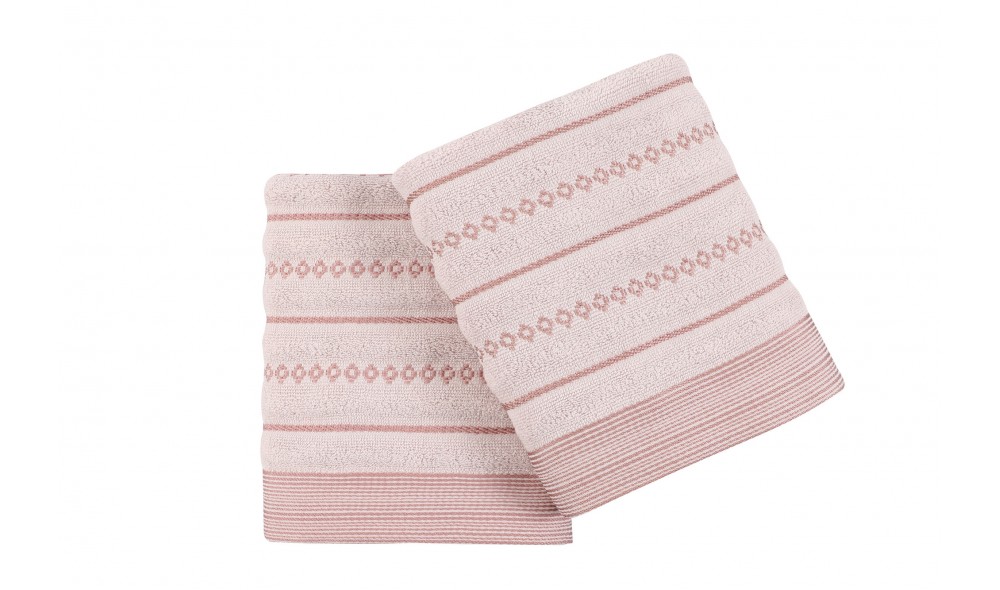 Set prosop de maini (2 piese), Bombeli - Pink