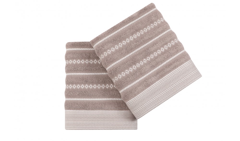 Set prosop de maini (2 piese), Bombeli - Grey