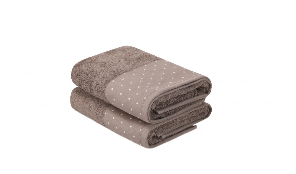 Set prosop de maini (2 piese), Pitircik - Brown