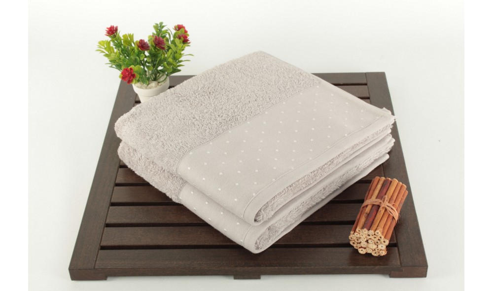 Set prosop de maini (2 piese), Pitircik - Light Grey