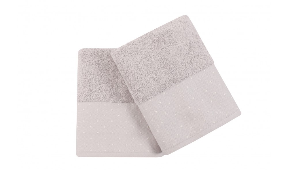 Set prosop de maini (2 piese), Pitircik - Light Grey