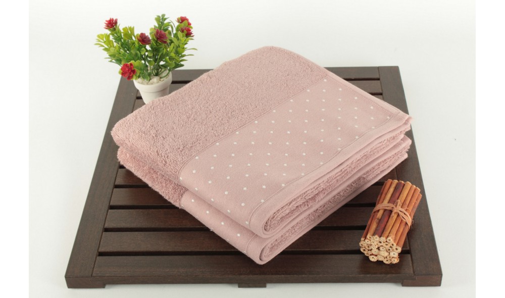 Set prosop de maini (2 piese), Pitircik - Dusty Rose
