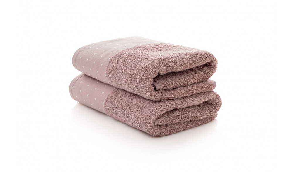 Set prosop de maini (2 piese), Pitircik - Dusty Rose