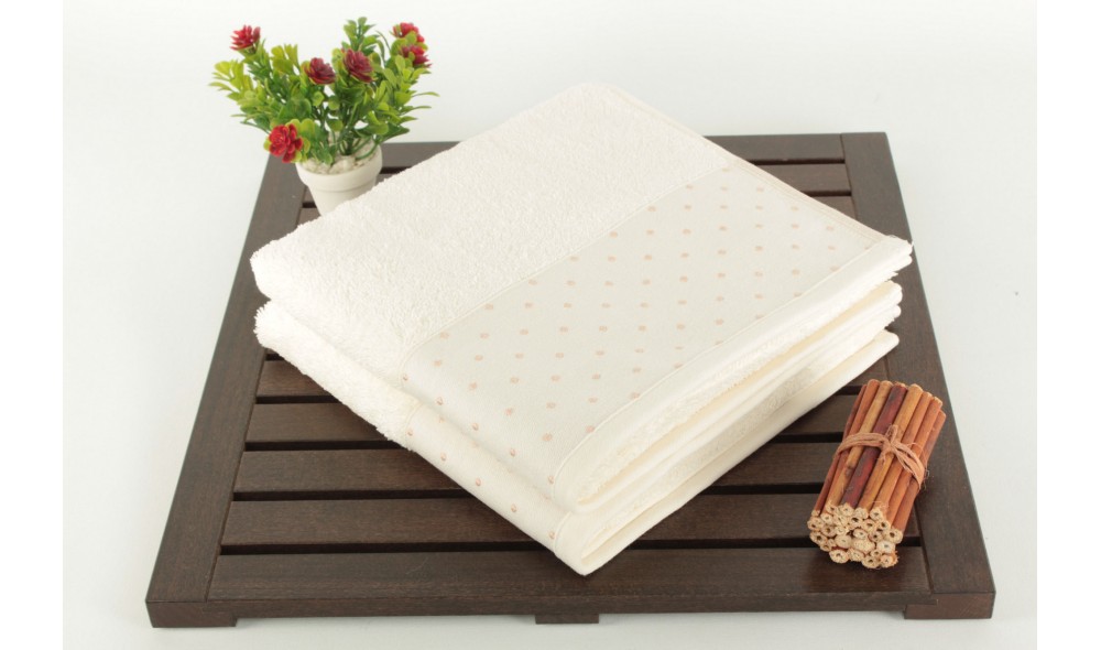 Set prosop de maini (2 piese), Pitircik - Ecru