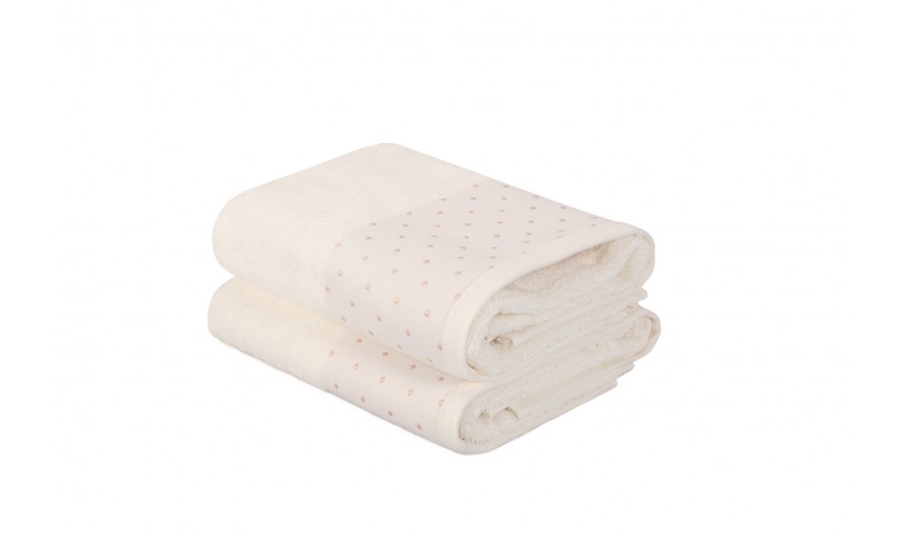 Set prosop de maini (2 piese), Pitircik - Ecru