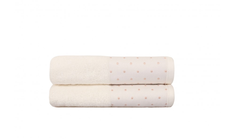 Set prosop de maini (2 piese), Pitircik - Ecru
