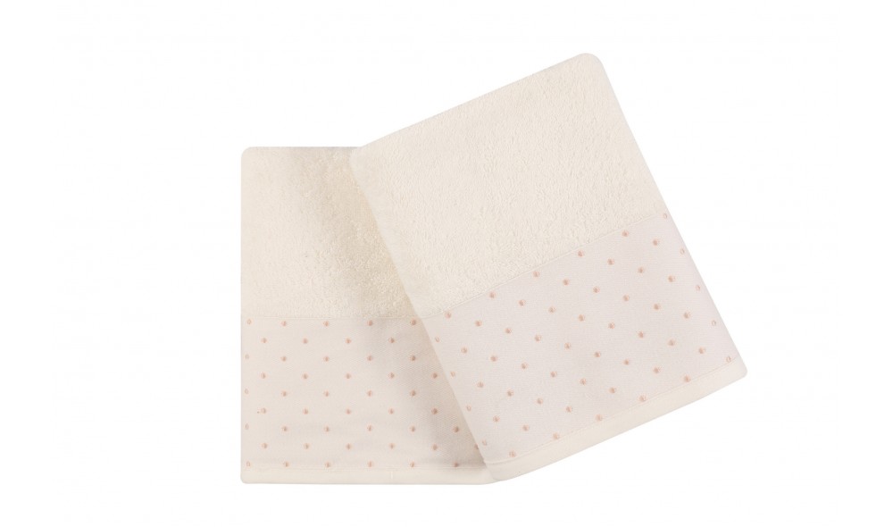 Set prosop de maini (2 piese), Pitircik - Ecru
