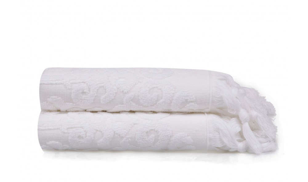 Set prosop de maini (2 piese), Baglamali Kilim - White