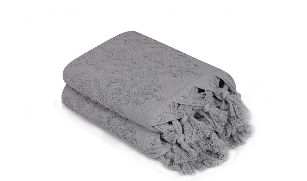 Set prosop de maini (2 piese), Baglamali Kilim - Grey