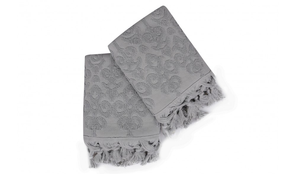 Set prosop de maini (2 piese), Baglamali Kilim - Grey