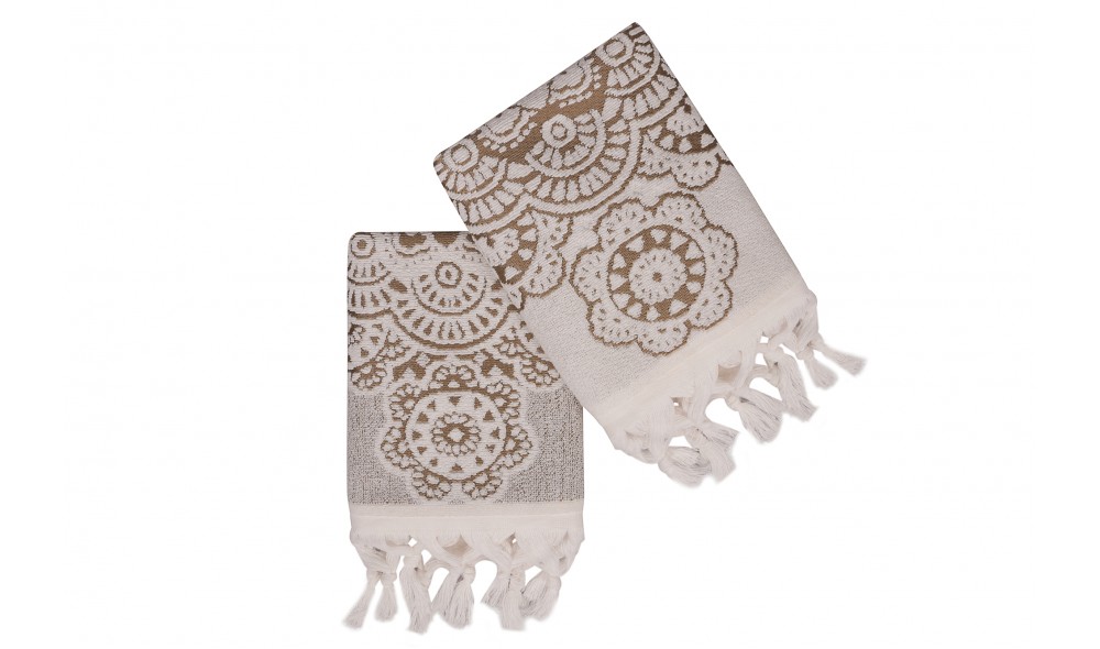 Set prosop de maini (2 piese), Marcello - Brown