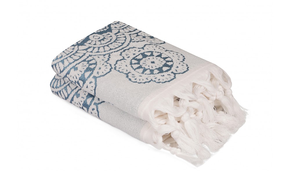 Set prosop de maini (2 piese), Marcello - Petrol