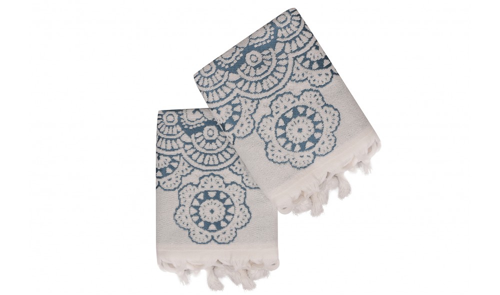 Set prosop de maini (2 piese), Marcello - Petrol