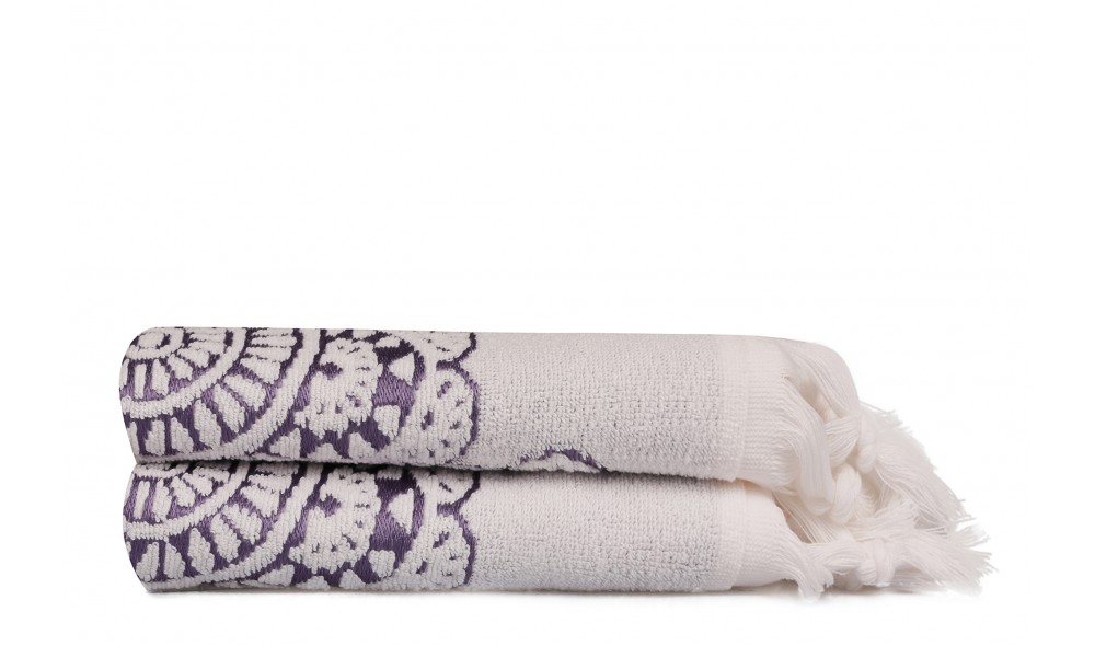 Set prosop de maini (2 piese), Marcello - Purple