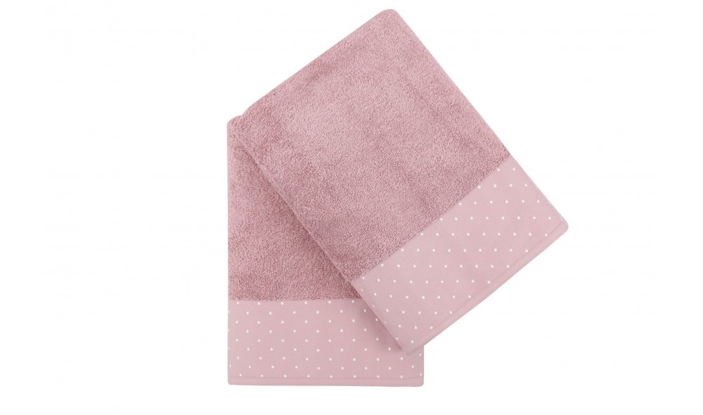 Set prosop de baie (2 piese), Pitircik - Dusty Rose