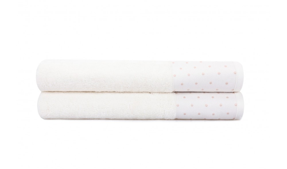 Set prosop de baie (2 piese), Pitircik - Ecru