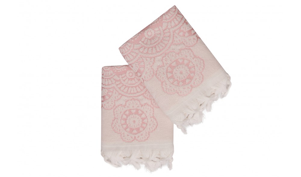 Set prosop de maini (2 piese), Marcello - Pink