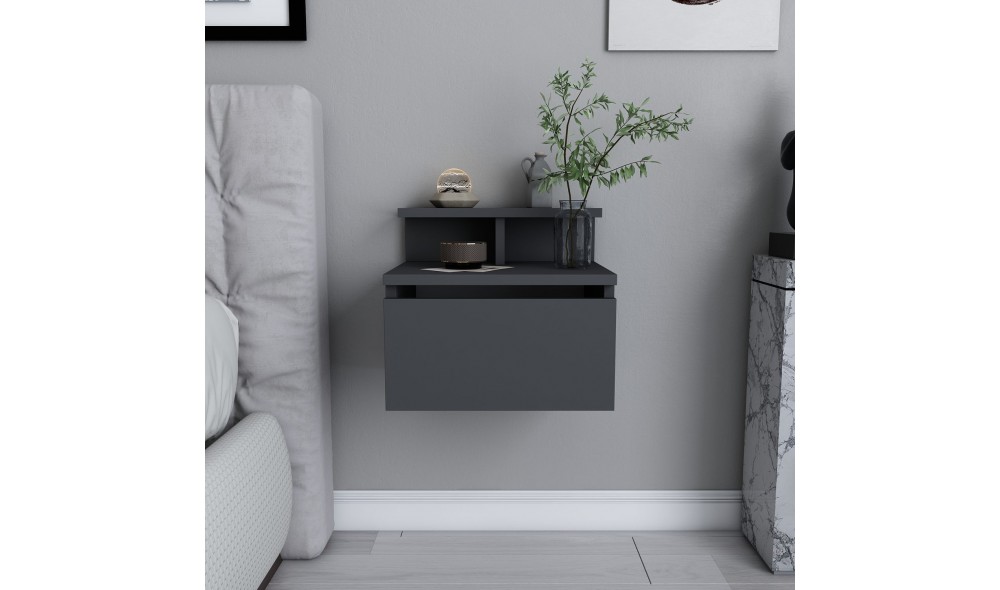 Noptiera, Alice, Antracit, 40 x 35 x 32 cm