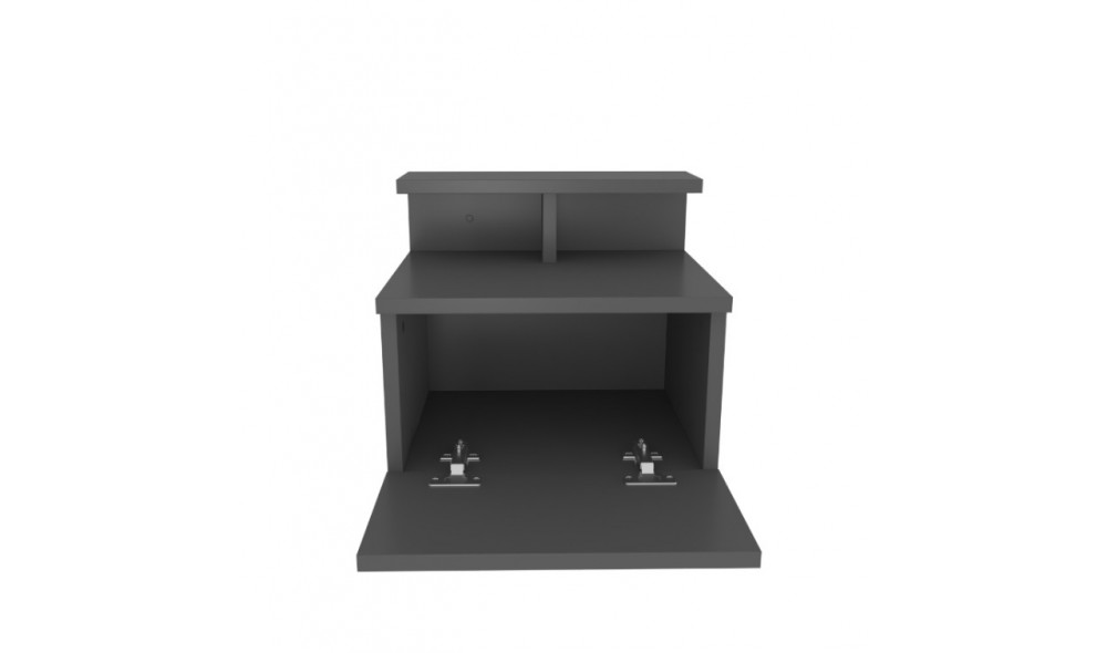 Noptiera, Alice, Antracit, 40 x 35 x 32 cm