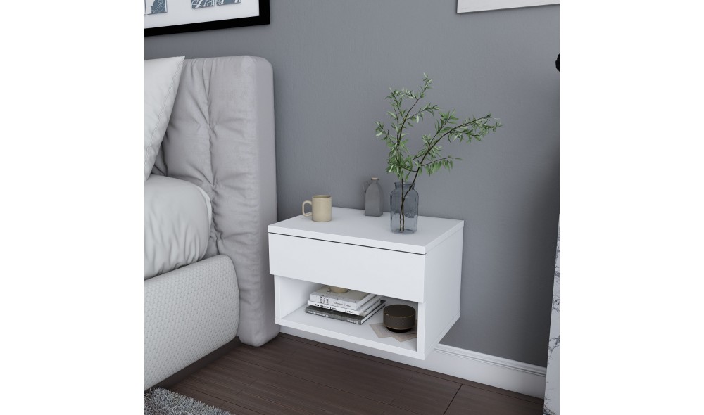 Noptiera, Jamot, Alb, 45 x 32 x 29 cm