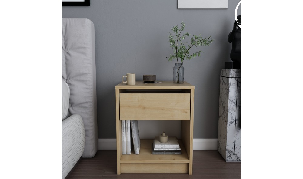 Noptiera, Sheridan, Stejar, 45 x 53 x 36 cm