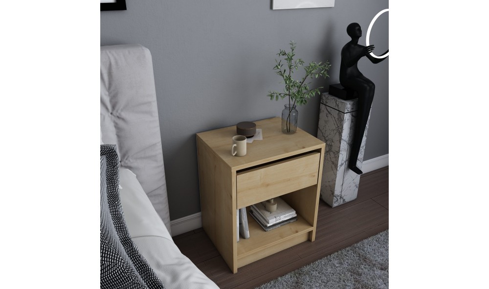 Noptiera, Sheridan, Stejar, 45 x 53 x 36 cm