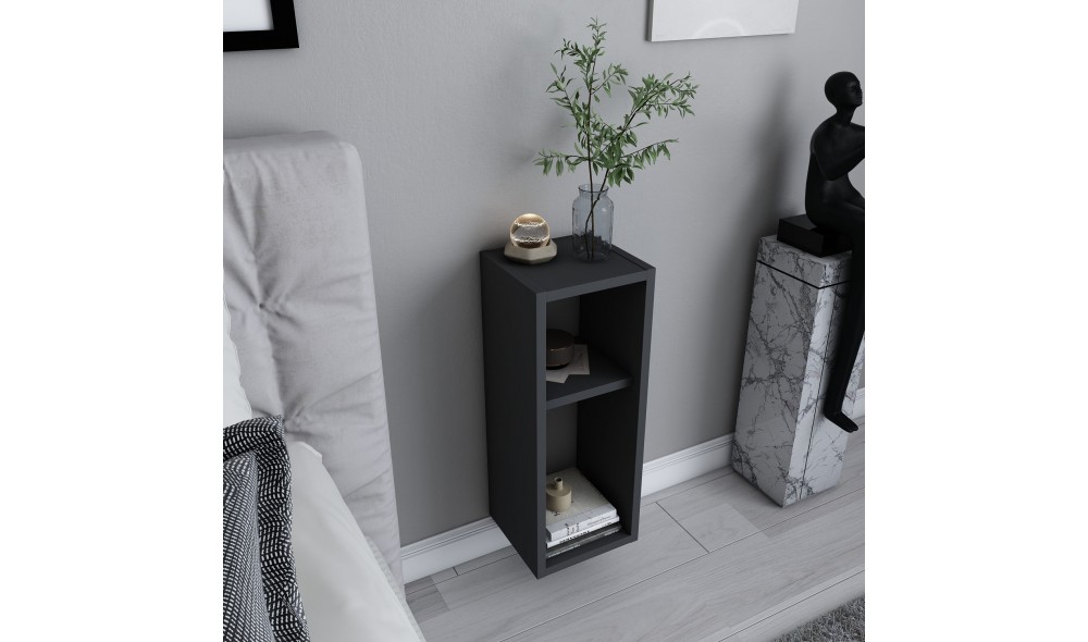 Noptiera, Sault, Antracit, 23 x 60 x 22 cm