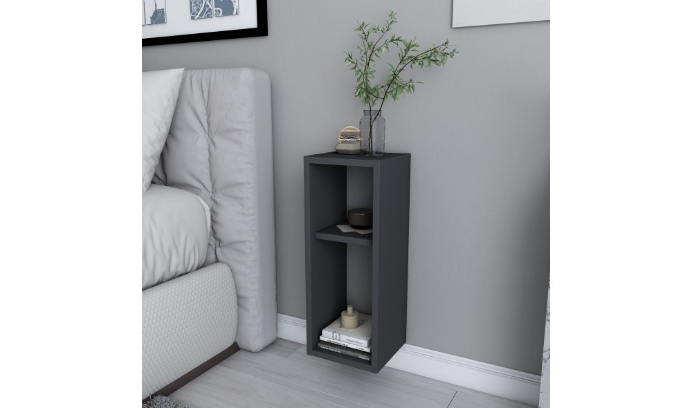 Noptiera, Sault, Antracit, 23 x 60 x 22 cm