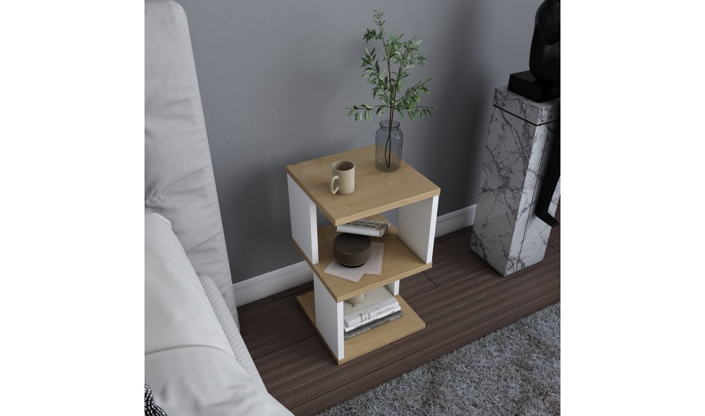 Noptiera, Carter, StejarAlb, 30 x 49 x 30 cm