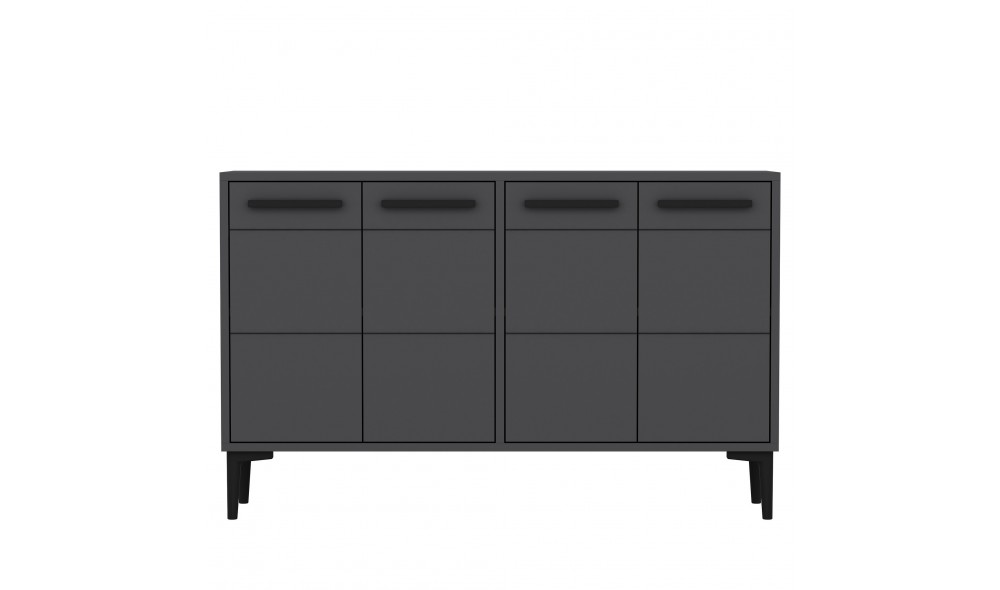 Consola, Stria, Antracit, 120 x 75 x 30 cm